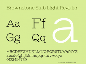 Brownstone Slab Light Regular Version 1.000图片样张