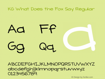 KG What Does the Fox Say Regular Version 1.000 2013 initial release图片样张