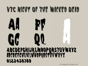 VTC Night Of The Wacked Dead 2000; 1.0, initial release图片样张