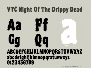 VTC Night Of The Drippy Dead 2000; 1.0, initial release图片样张