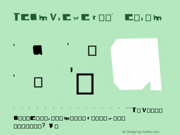 TeamViewer9 Medium Version 009.000 Font Sample