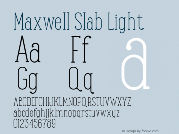 Maxwell Slab Light Version 1.000图片样张