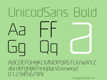 UnicodSans Bold Version 1.000;com.myfonts.easy.mostardesign.unicod-sans.ultra-light.wfkit2.version.3rXv Font Sample