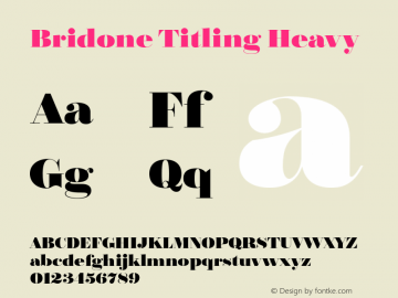 Bridone Titling Heavy Version 1.000;com.myfonts.tipo-pepel.bridone.titling-heavy.wfkit2.45YC图片样张