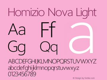 Homizio Nova Light Version 3.000 2012 initial release图片样张