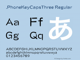 .PhoneKeyCapsThree Regular 4.2d1e1图片样张