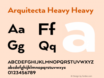 Arquitecta Heavy Heavy 1.000图片样张