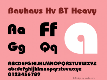 Bauhaus Hv BT Heavy mfgpctt-v1.63 Monday, May 17, 1993 2:17:10 pm (EST)图片样张