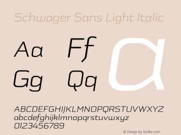 Schwager Sans Light Italic Version 1.000;com.myfonts.latinotype.schwager-sans.light-italic.wfkit2.46Pi图片样张