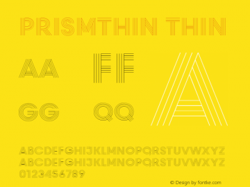 PrismThin Thin Version 001.000图片样张