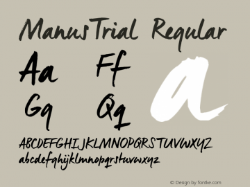 ManusTrial Regular Version 1.000图片样张