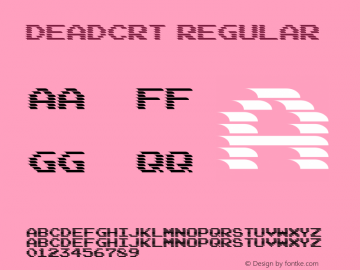 DEADCRT Regular Version 1.0图片样张