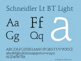 Schneidler Lt BT Light mfgpctt-v1.59 Friday, March 5, 1993 10:46:48 am (EST)图片样张