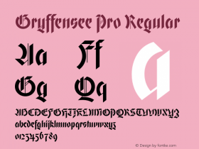 Gryffensee Pro Regular Version 1.001;PS 001.001;hotconv 1.0.70;makeotf.lib2.5.58329;com.myfonts.easy.catharsis-fonts.gryffensee.pro.wfkit2.version.3Xrw Font Sample