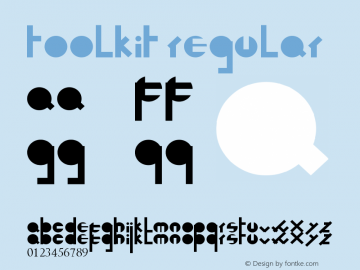 Toolkit Regular Version 1.00 October 24, 2012, initial release图片样张