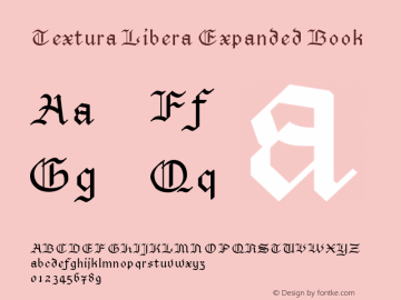 Textura Libera Expanded Book Version 0.2.1图片样张