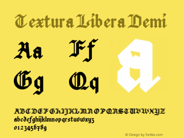 Textura Libera Demi Version 0.2.1图片样张