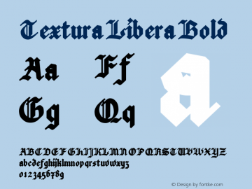 Textura Libera Bold Version 0.2.2图片样张