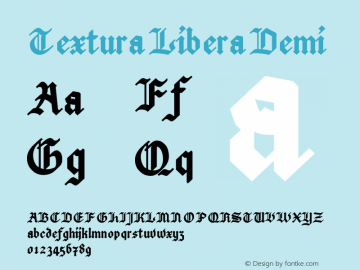Textura Libera Demi Version 0.2.2图片样张