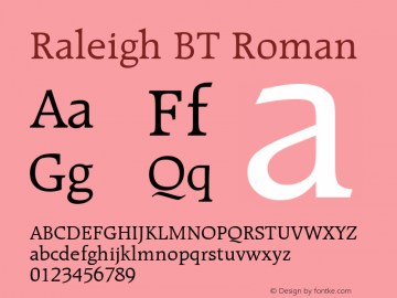 Raleigh BT Roman mfgpctt-v4.4 Dec 29 1998图片样张