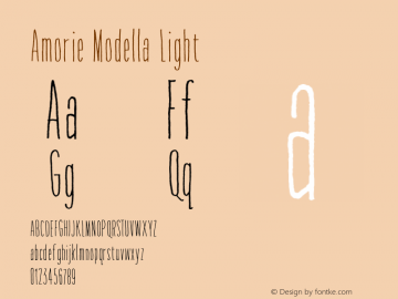 Amorie Modella Light Version 1.000图片样张