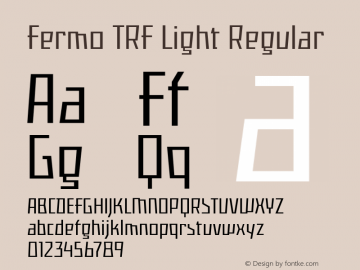 Fermo TRF Light Regular Version 2.000 2002 initial release图片样张