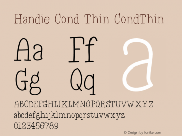 Handie Cond Thin CondThin Version 001.000图片样张