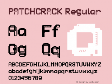 PATCHCRACK Regular Version 1.0图片样张