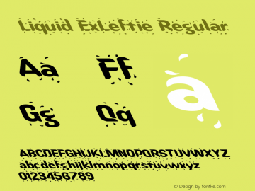 Liquid ExLeftie Regular Unknown图片样张