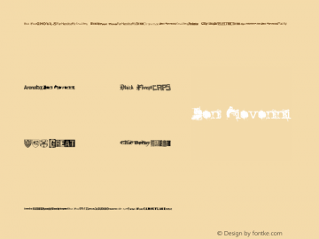 Font Dingbats Regular Version 1.00 June 20, 2014, initial release图片样张