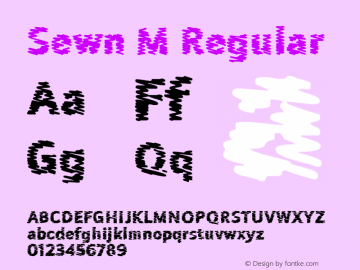 Sewn M Regular Version 1.000图片样张