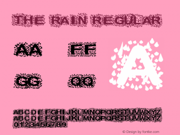 The Rain Regular Version 1.000图片样张