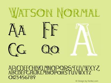 Watson Normal Version 1.00图片样张