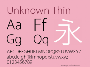 Unknown Thin Version 1.0图片样张