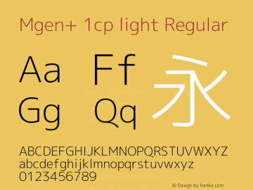 Mgen+ 1cp light Regular Version 1.058.20140828图片样张