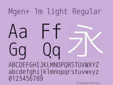 Mgen+ 1m light Regular Version 1.059.20150116图片样张