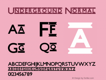 Underground Normal 1.0 Sat Oct 23 11:33:31 1999图片样张