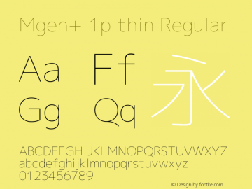 Mgen+ 1p thin Regular Version 1.058.20140803图片样张