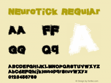 NeuroTick Regular Version 1.00 August 10, 2014, initial release图片样张