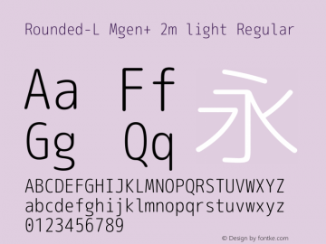 Rounded-L Mgen+ 2m light Regular Version 1.059.20150116图片样张