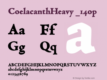 CoelacanthHeavy _14op Version 000.002图片样张