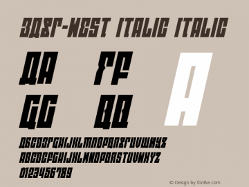 EAST-west Italic Italic Version 1.0; 2014图片样张