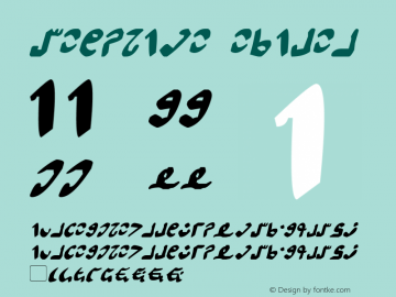 Semphari Italic Version 1.00 September 30, 2014, initial release图片样张