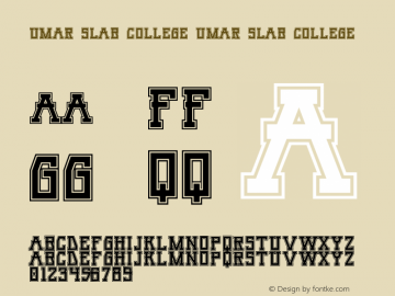 Umar Slab College Umar Slab College Version 1.000图片样张