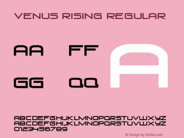 Venus Rising Regular Version 2.000 2004图片样张