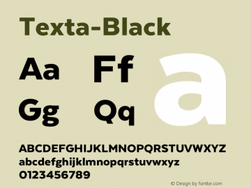 Texta-Black ☞ Version 1.005;com.myfonts.easy.latinotype.texta.black.wfkit2.version.4hnP Font Sample