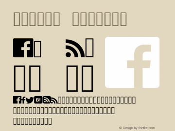 Wsicon Regular Version 1.0 Font Sample