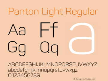 Panton Font,Panton Light 1.000 Font-OTF Font/Uncategorized Font-Fontke.com For Mobile