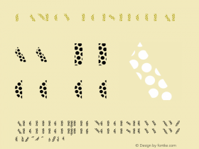 Manbow Dots Regular Version 1.000 Font Sample