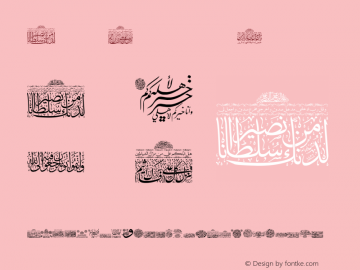 Aayat Quraan_047 Regular Version 1.00 November 2, 2014, initial release图片样张